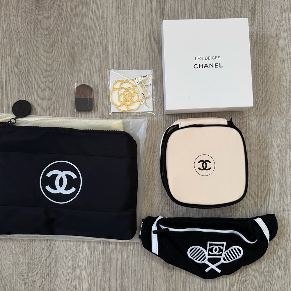 Chanel Black and Cream Accessory Collection